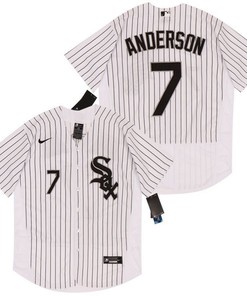 Chicago White Sox Tim Anderson #7 2020 Mlb White Jersey - Robokeg