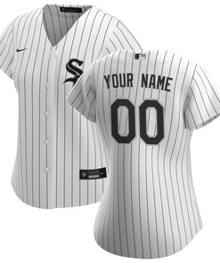 Chicago White Sox Womens Home Replica Custom Jersey - White Custom Jerseys Mlb - Robokeg