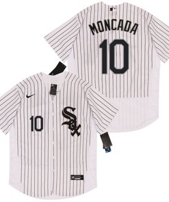 Chicago White Sox Yoan Moncada #10 2020 Mlb White Jersey - Robokeg