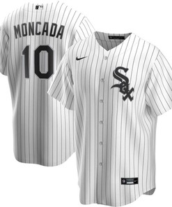 Chicago White Sox Yoan Moncada #10 2020 Mlb Whitejersey Jersey - Robokeg