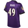 Chris Board Baltimore Ravens Nfl Pro Line Womens Player Jersey - Purple - Robokeg
