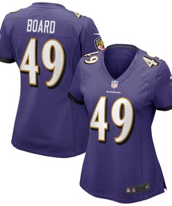 Chris Board Baltimore Ravens Womens Game Jersey - Purple Nfl - Robokeg