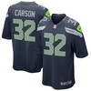 Chris Carson Seattle Seahawks Game Jersey - College Navy Nfl - Robokeg