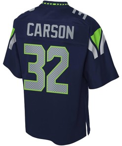 Chris Carson Seattle Seahawks Nfl Pro Line Team Color Player Jersey - College Navy - Robokeg