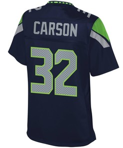 Chris Carson Seattle Seahawks Nfl Pro Line Womens Team Color Player Jersey - College Navy - Robokeg