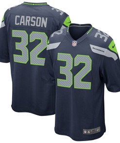 Chris Carson Seattle Seahawks Nike Game Jersey - Navy - Robokeg