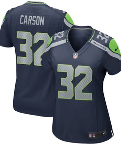 Chris Carson Seattle Seahawks Womens Game Jersey - College Navy Nfl - Robokeg