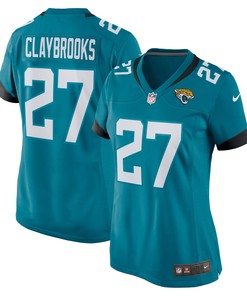 Chris Claybrooks Jacksonville Jaguars Womens Game Jersey - Teal Nfl - Robokeg