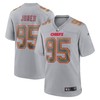 Chris Jones Kansas City Chiefs Atmosphere Fashion Game Jersey - Gray Nfl - Robokeg