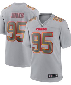Chris Jones Kansas City Chiefs Atmosphere Fashion Game Jersey - Gray Nfl - Robokeg