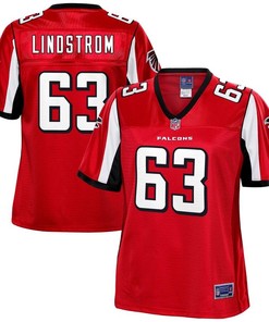 Chris Lindstrom Atlanta Falcons Nfl Pro Line Womens Team Player Jersey - Red - Robokeg