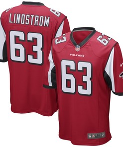 Chris Lindstrom Atlanta Falcons Nike Game Jersey - Red - Robokeg