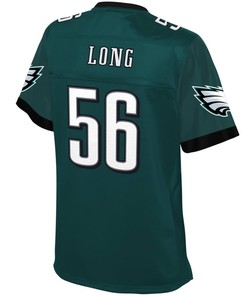 Chris Long Philadelphia Eagles Nfl Pro Line Womens Team Color Player Jersey - Midnight Green - Robokeg