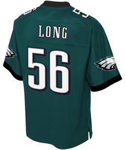 Chris Long Philadelphia Eagles Nfl Pro Line Youth Team Color Player Jersey - Midnight Green - Robokeg