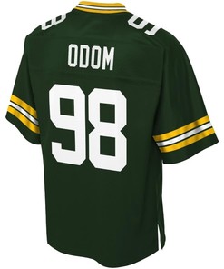 Chris Odom Green Bay Packers Nfl Pro Line Team Color Player Jersey - Green - Robokeg