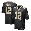 Chris Olave New Orleans Saints 2022 Nfl Draft First Round Pick Game Jersey - Black - Robokeg