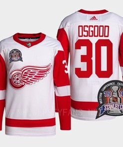Chris Osgood 30 1997 Stanley Cup Detroit Red Wings Red Jersey 25th Anniversary - Robokeg