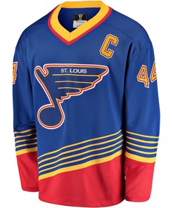 Chris Pronger 44 St. Louis Blues Premier Breakaway Retired Men Jersey - Blue - Robokeg