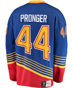 Chris Pronger 44 St. Louis Blues Premier Breakaway Retired Men Jersey - Blue - Robokeg