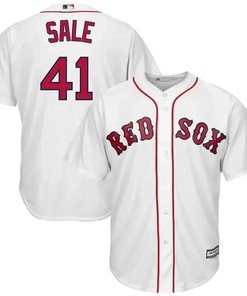 Chris Sale Boston Red Sox Home Cool Base Jersey - White - Robokeg