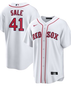 Chris Sale Boston Red Sox Home Replica Player Name Jersey - White Mlb Ver 1 - Robokeg