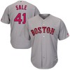 Chris Sale Boston Red Sox Road Cool Base Jersey - Gray - Robokeg