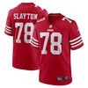 Chris Slayton San Francisco 49ers Game Jersey - Scarlet Nfl - Robokeg
