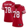 Chris Slayton San Francisco 49ers Womens Game Jersey - Scarlet Nfl - Robokeg