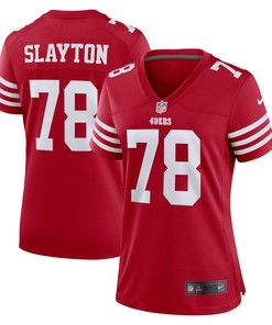 Chris Slayton San Francisco 49ers Womens Game Jersey - Scarlet Nfl - Robokeg