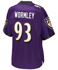 Chris Wormley Baltimore Ravens Nfl Pro Line Team Color Player Jersey - Purple - Robokeg