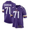 Christian Darrisaw Minnesota Vikings Game Jersey - Purple Nfl - Robokeg