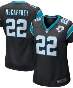 Christian Mccaffrey Carolina Panthers Nike Womens 25th Season Game Jersey - Black - Robokeg