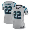 Christian Mccaffrey Carolina Panthers Womens Inverted Legend Jersey - Silver Nfl - Robokeg