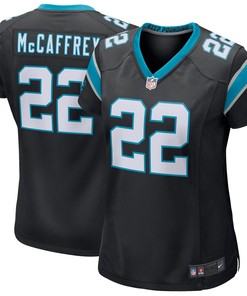 Christian Mccaffrey Carolina Panthers Womens Player Jersey - Black Nfl - Robokeg
