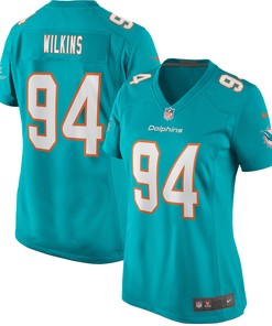 Christian Wilkins Miami Dolphins Womens Game Jersey - Aqua Nfl - Robokeg