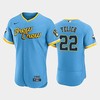 Christian Yelich 22 2022-23 City Connect Milwaukee Brewers Jersey - Powder Blue - Robokeg