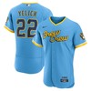 Christian Yelich Milwaukee Brewers 2022 City Connect Authentic Player Jersey - Powder Blue Mlb - Robokeg