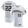 Christian Yelich Milwaukee Brewers Team Alternate Authentic Player Jersey - White Mlb - Robokeg