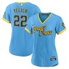 Christian Yelich Milwaukee Brewers Womens 2022 City Connect Replica Player Jersey - Powder Blue Mlb - Robokeg