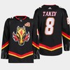 Christopher Tanev 8 Calgary Flames Black Jersey 2022-23 Blasty Alternate Primegreen - Robokeg