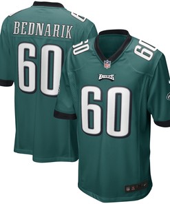 Chuck Bednarik Philadelphia Eagles Game Retired Player Jersey - Midnight Green Nfl - Robokeg