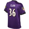 Chuck Clark Baltimore Ravens Nfl Pro Line Womens Team Color Player Jersey - Purple - Robokeg