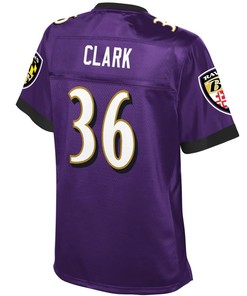 Chuck Clark Baltimore Ravens Nfl Pro Line Womens Team Color Player Jersey - Purple - Robokeg