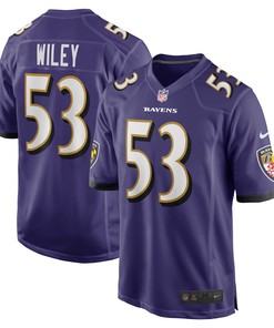 Chuck Wiley Baltimore Ravens Player Game Jersey - Purple Nfl - Robokeg