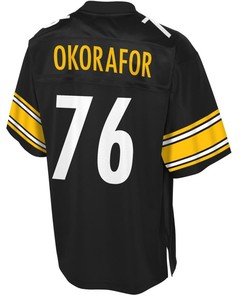 Chukwuma Okorafor Pittsburgh Steelers Nfl Pro Line Player Jersey - Black - Robokeg
