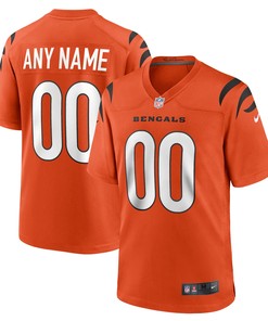 Cincinnati Bengals Alternate Game Custom Jersey - Orange Custom Jerseys Nfl - Robokeg