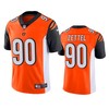 Cincinnati Bengals Anthony Zettel Orange Vapor Limited Jersey - Robokeg