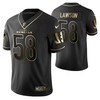 Cincinnati Bengals Carl Lawson 58 2021 Nfl Golden Brandedition Black Jersey Gift For Bengals Fans - Robokeg