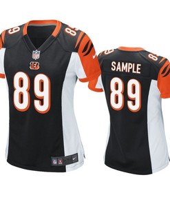 Cincinnati Bengals Drew Sample 2019 Nfl Draft Black Game Womens Jersey - Robokeg