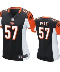 Cincinnati Bengals Germaine Pratt 2019 Nfl Draft Black Game Womens Jersey - Robokeg